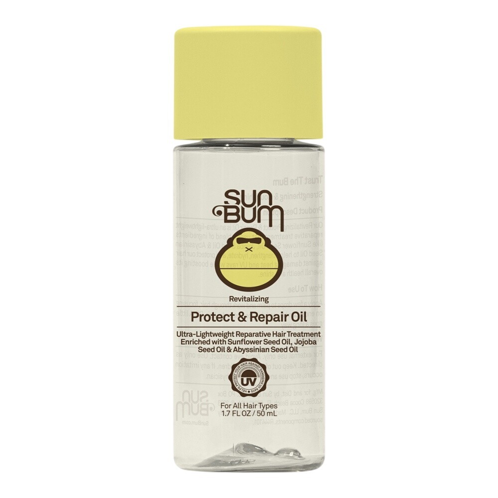 Sun Bum Revitalizing Protect & Repair Hair Oil 1.7oz UV Heat Protection Vegan